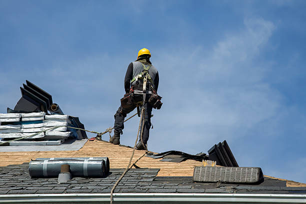 Professional Roof Replacement technician working in Naples, NC